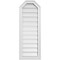 Ekena Millwork Octagonal Top Surface Mount PVC Gable Vent w/ 2"W x 1-1/2"P Brickmould Frame, 14"W x 38"H GVPOT14X3802SF - alternate 1